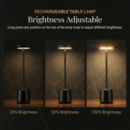 AuraNode™ Elite: Cordless Touch-Sensor LED Table Lamp – Minimalist Ambient Lighting for 2026 Homes